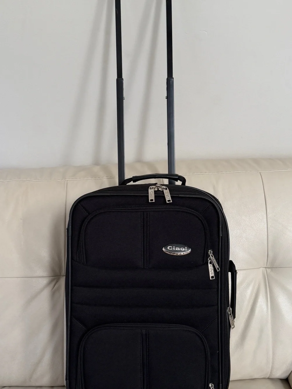 Sport Black Carry-On Travel Bag, Ciao!